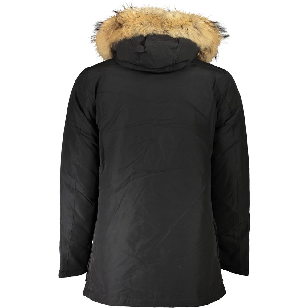Woolrich Black Cotton Men Men's Jacket