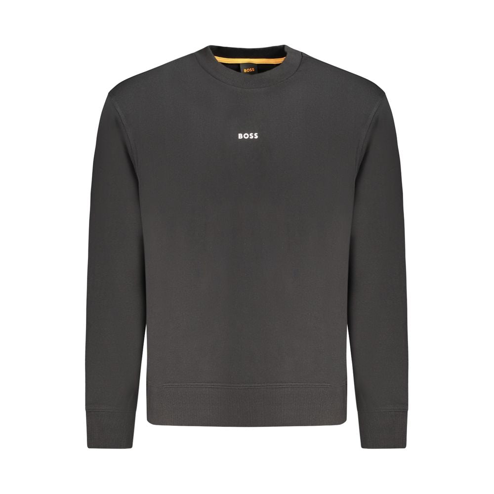 Hugo Boss Black Cotton Men Men's Sweatshirt