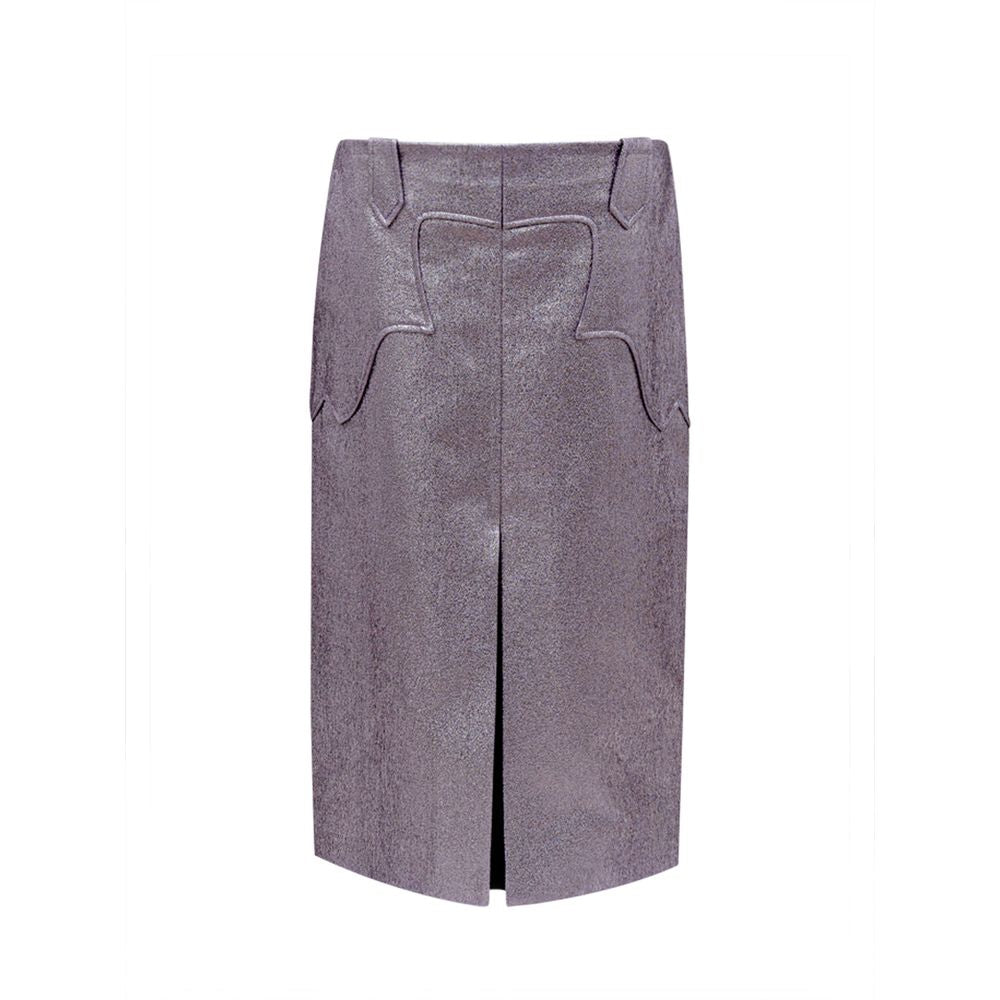 Tom Ford Purple Polyamide Midi Women's Skirt
