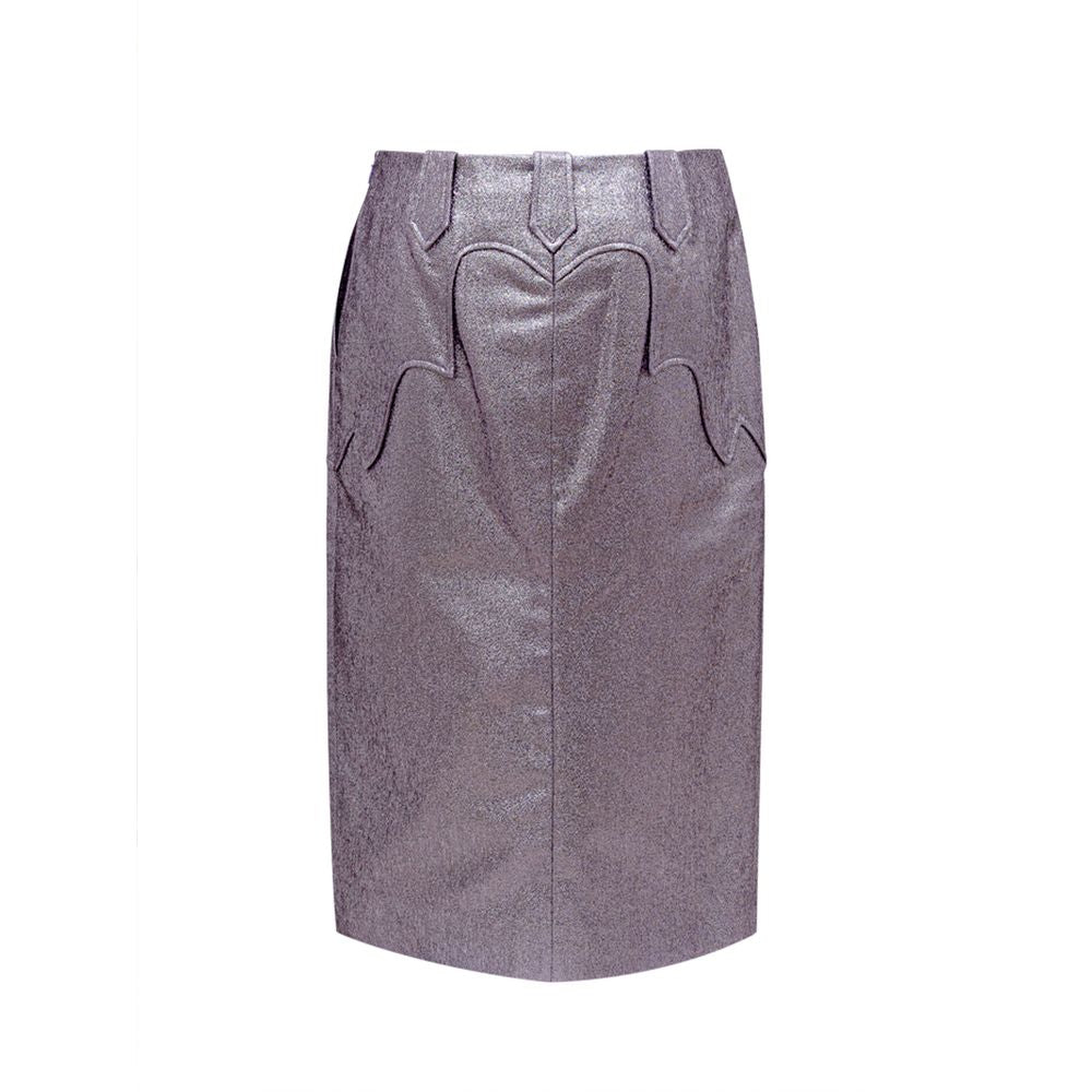 Tom Ford Purple Polyamide Midi Women's Skirt