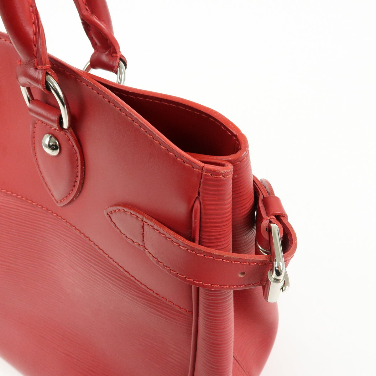 Louis Vuitton Passy Epi Leather Red Leather Tote Bag Bag (Pre-Owned)