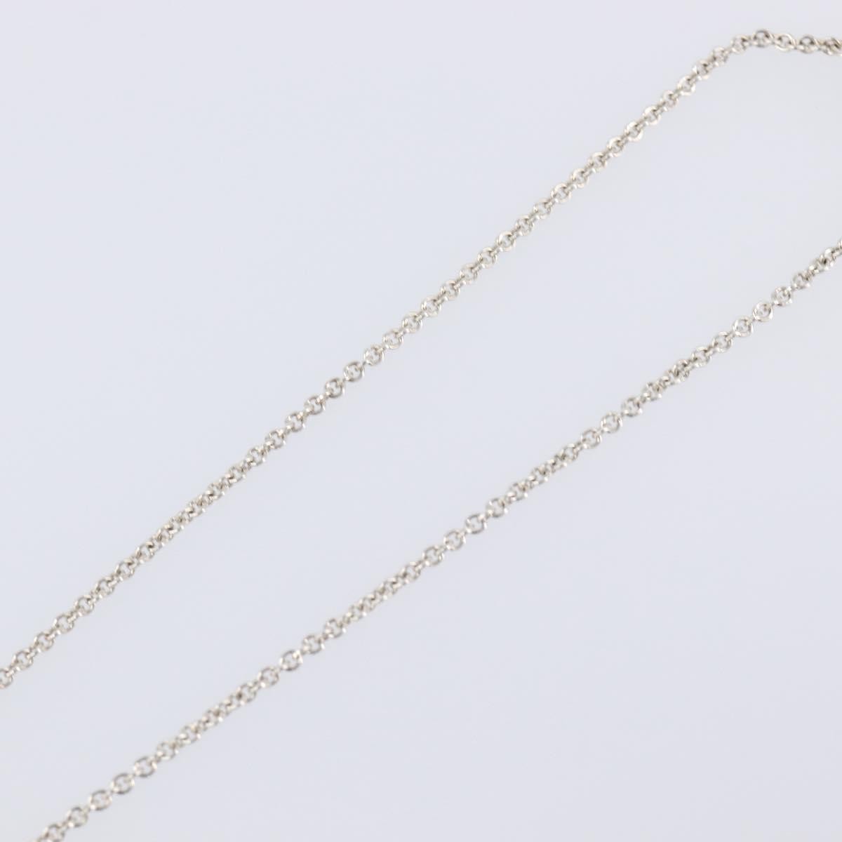 Tiffany & Co. Elsa Peretti Open Heart Pendant Sterling Silver Silver Silver Necklace Jewelry (Pre-Owned)