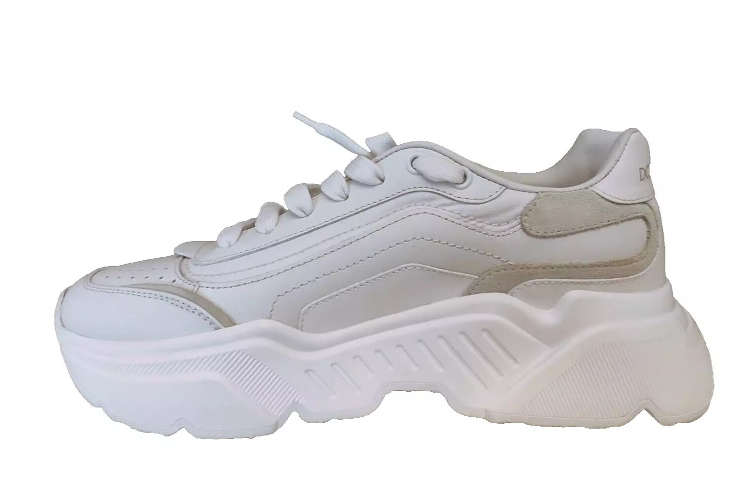 Dolce & Gabbana White Daymaster Low Top Mens Sneakers Men's Shoes (Pre-Owned)