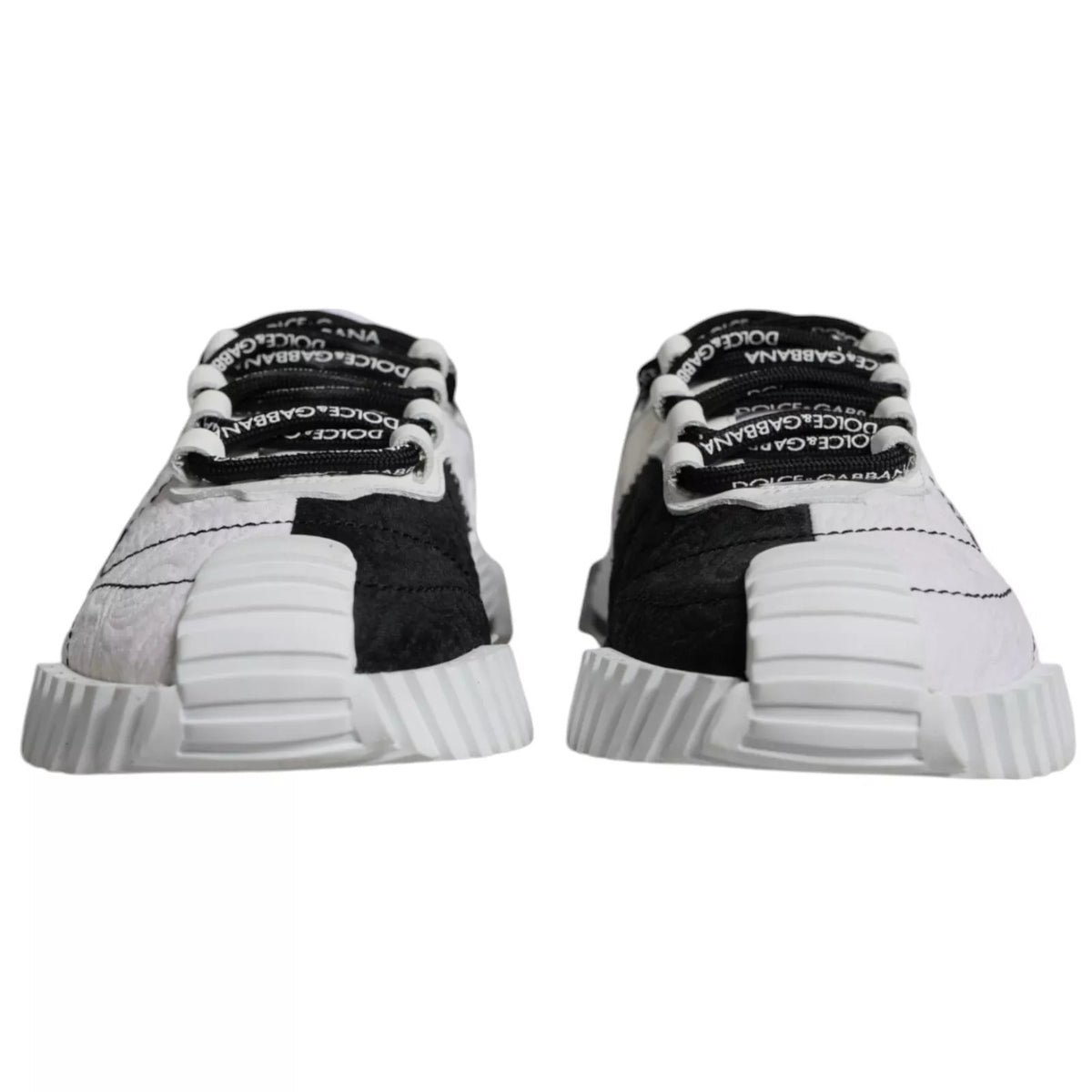 Dolce & Gabbana White Black Low Top NS1 Sneakers Women's Shoes (Pre-Owned)