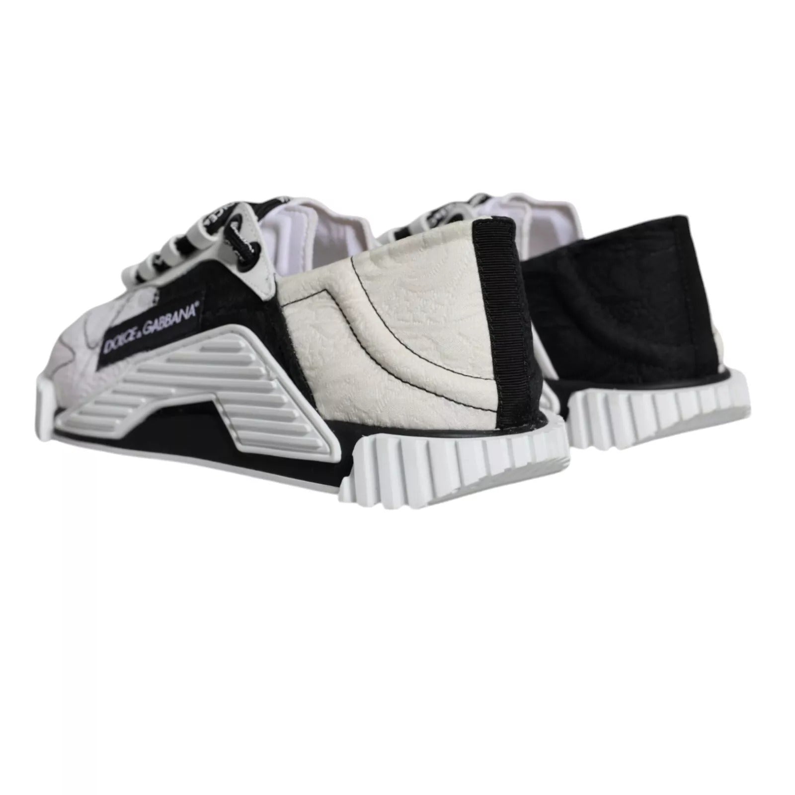 Dolce & Gabbana White Black Low Top NS1 Sneakers Women's Shoes (Pre-Owned)