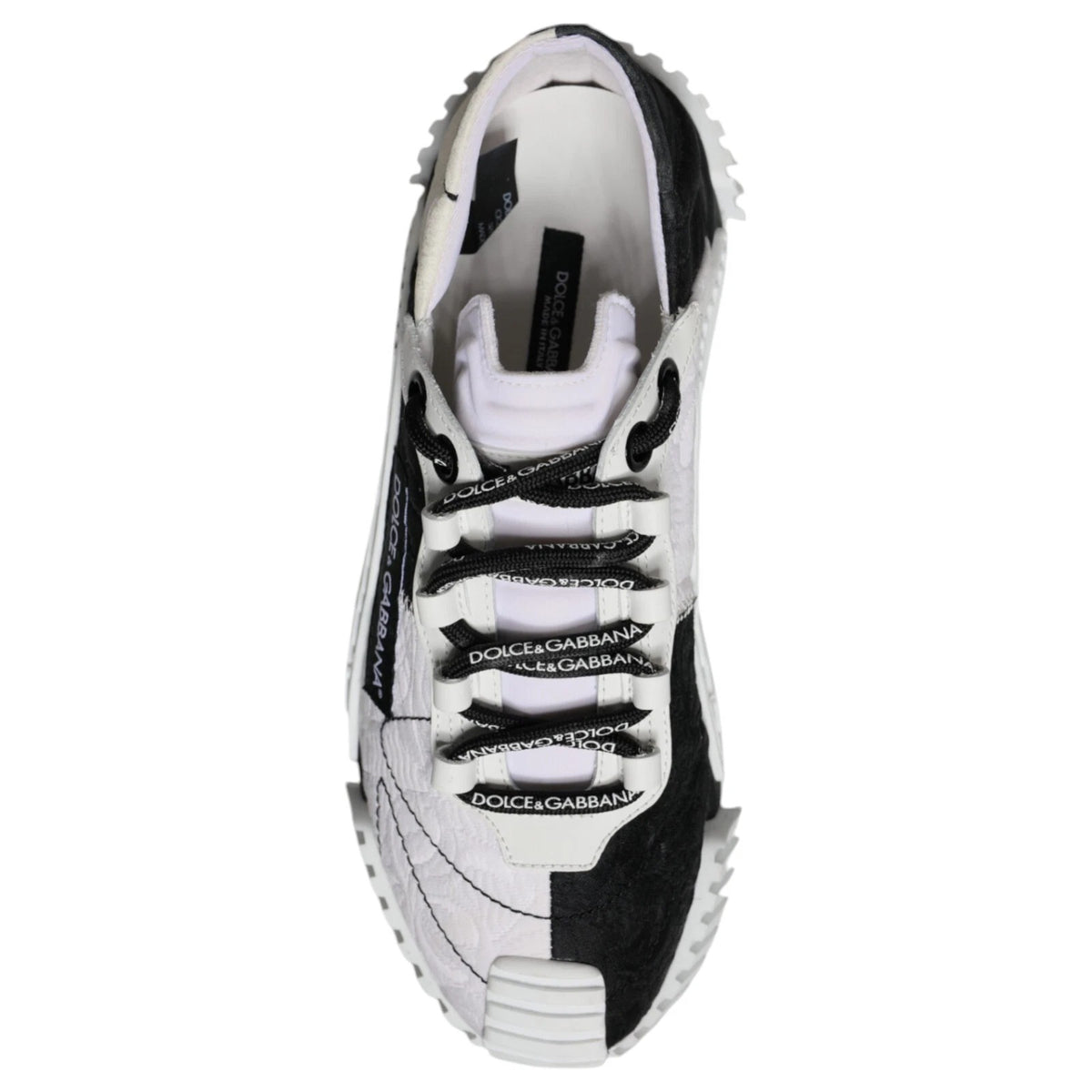 Dolce & Gabbana White Black Low Top NS1 Sneakers Women's Shoes (Pre-Owned)