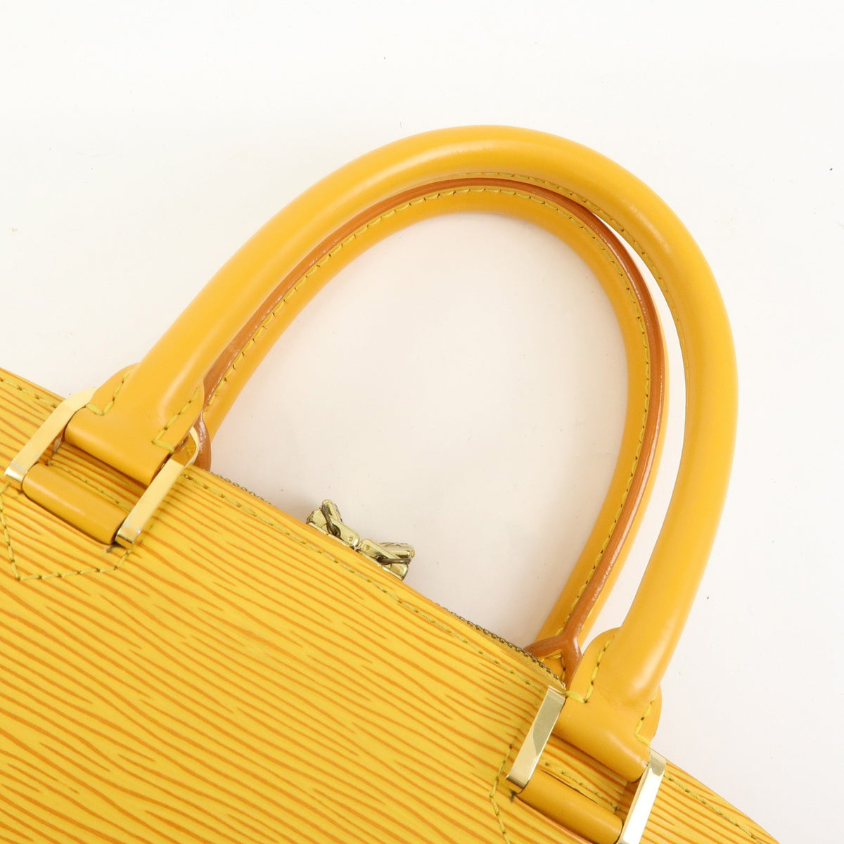 Louis Vuitton Pont Neuf Epi Leather Yellow Leather Handbag (Pre-Owned)