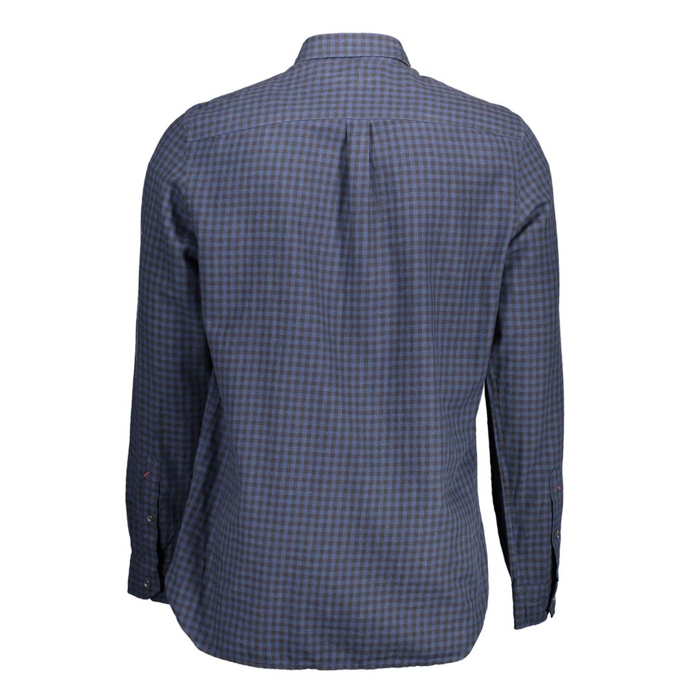 U.S. POLO ASSN. Blue Cotton Men's Men's Shirt