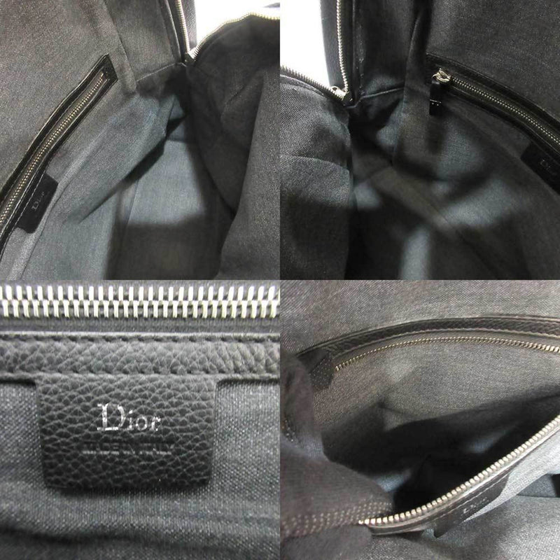Dior Navy Leather Backpack Bag (Pre-Owned)