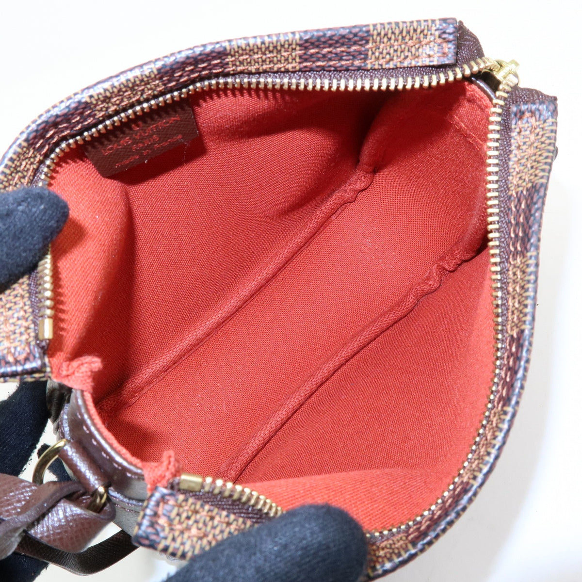 Louis Vuitton Trousse Make Up Damier Brown Canvas Clutche & Pouche Bag (Pre-Owned)