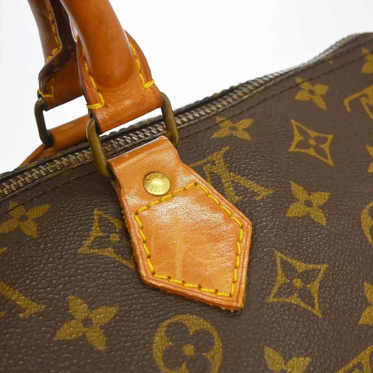 Louis Vuitton Speedy Monogram Canvas Brown Canvas Handbag (Pre-Owned)