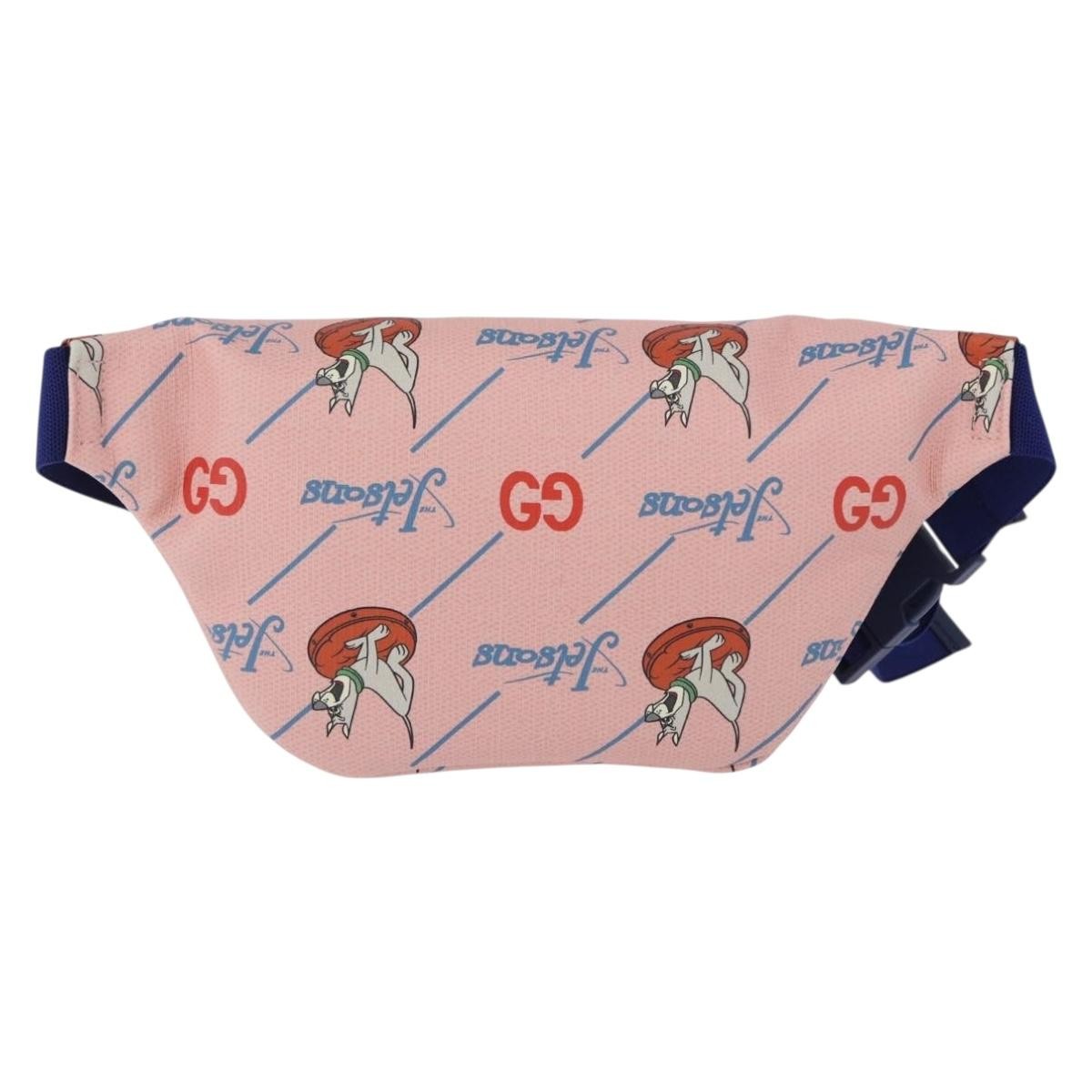 Gucci Children's Belt Bag Printed Gg Coated Canvas Pink Canvas Clutche & Pouche Bag (Pre-Owned)