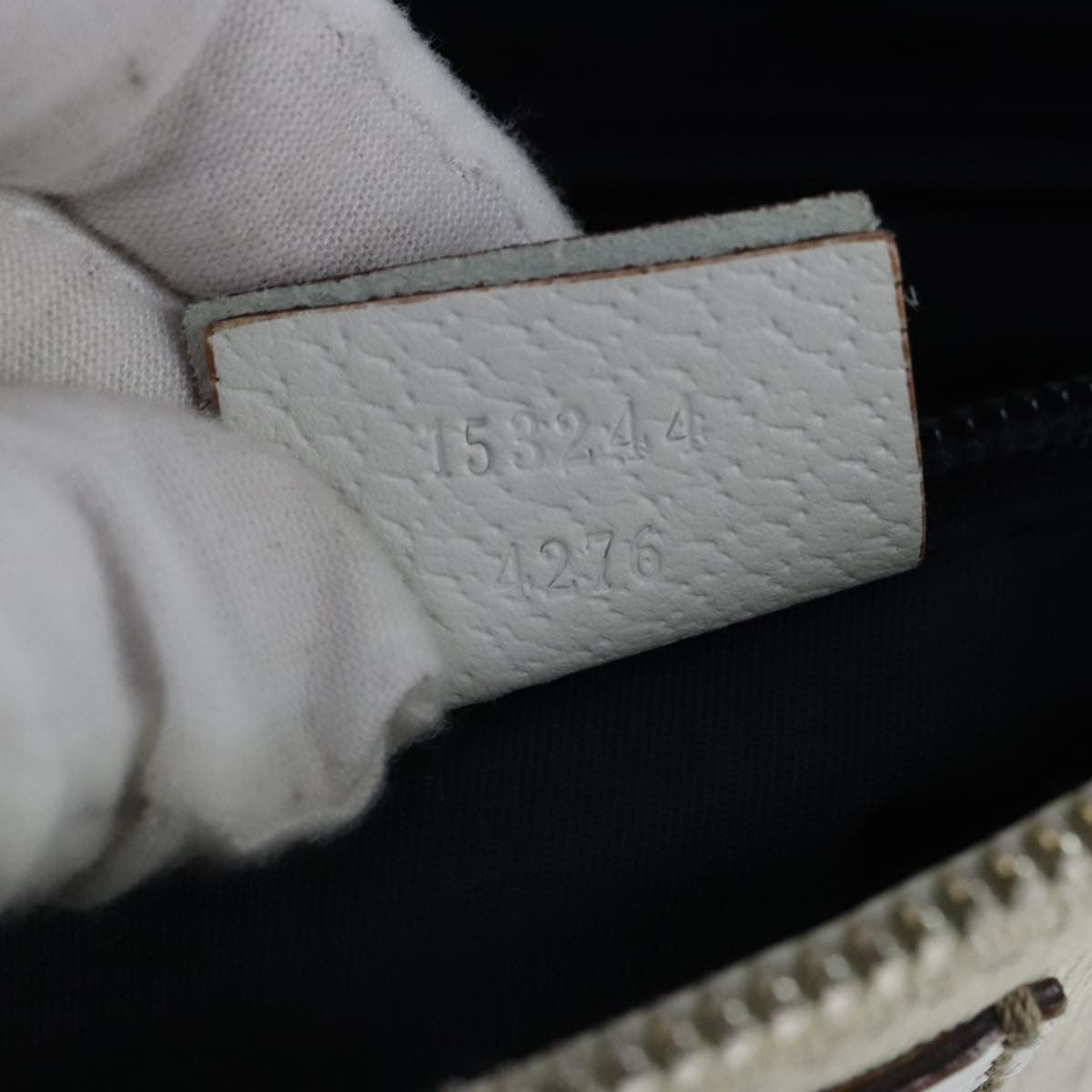 Gucci Sherry Line Shoulder Canvas White Pvc Shoulder Bag Bag (Pre-Owned)