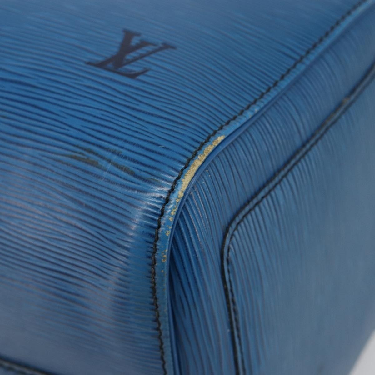 Louis Vuitton Speedy Epi Leather Blue Leather Handbag (Pre-Owned)