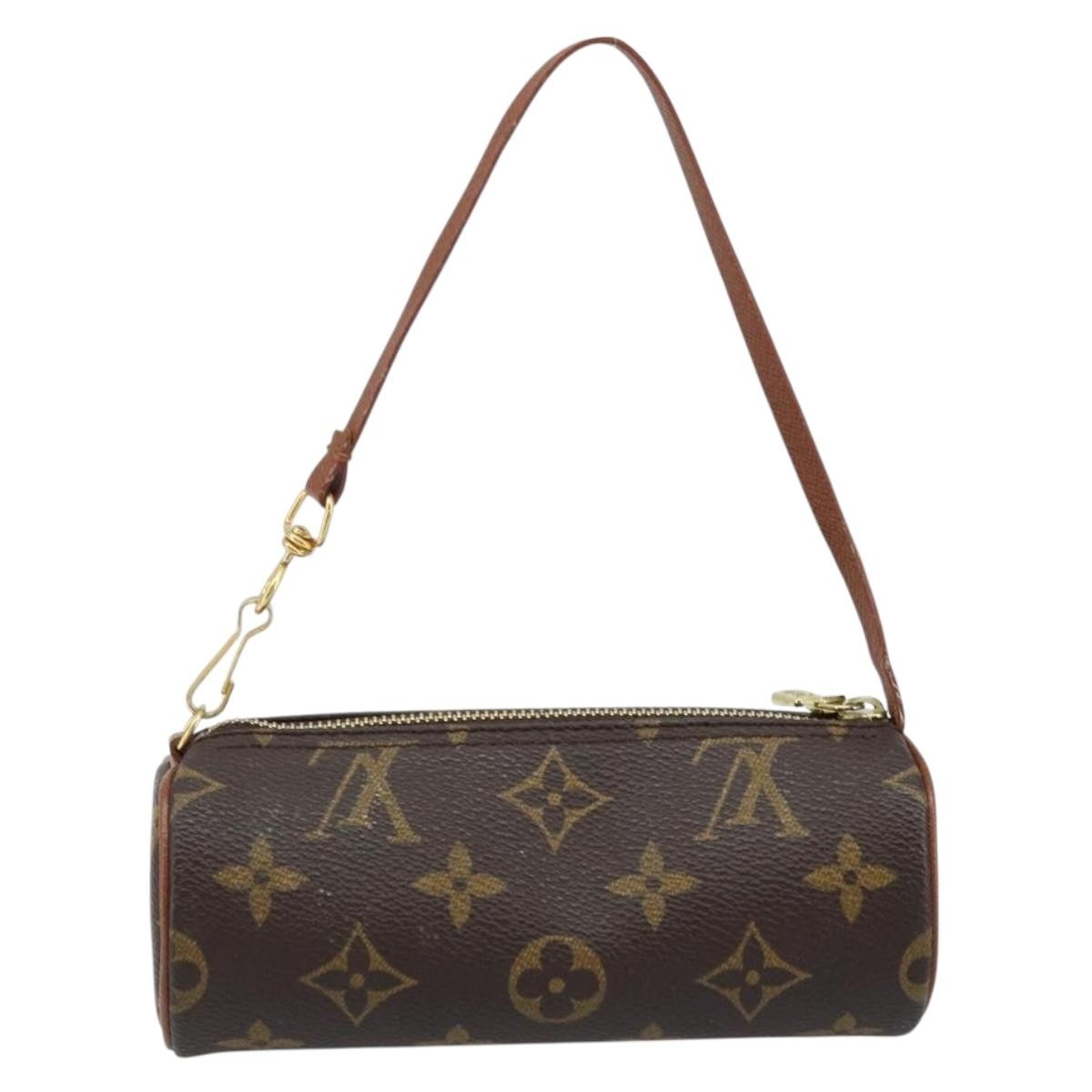 Louis Vuitton Papillon Pochette Monogram Canvas Brown Canvas Clutche & Pouche Bag (Pre-Owned)