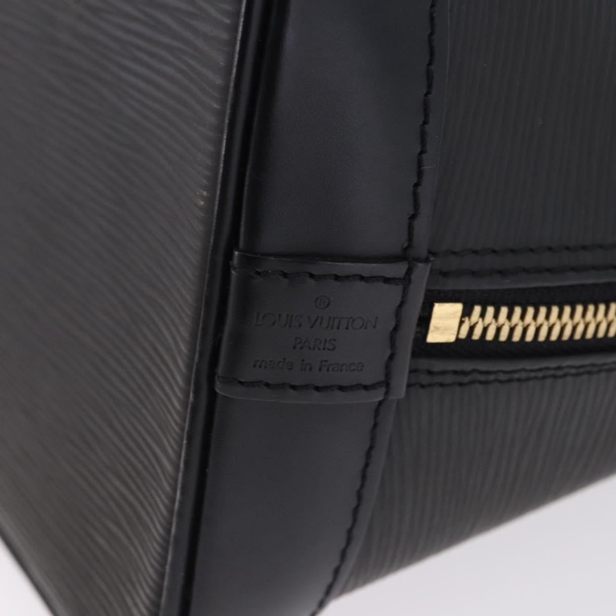 Louis Vuitton Alma Epi Leather Black Leather Handbag (Pre-Owned)