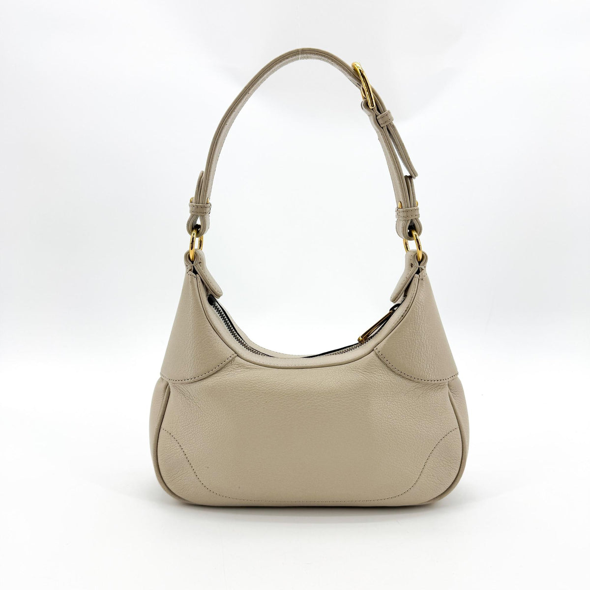 Gucci Aphrodite Leather Beige Leather Shoulder Bag Bag (Pre-Owned)