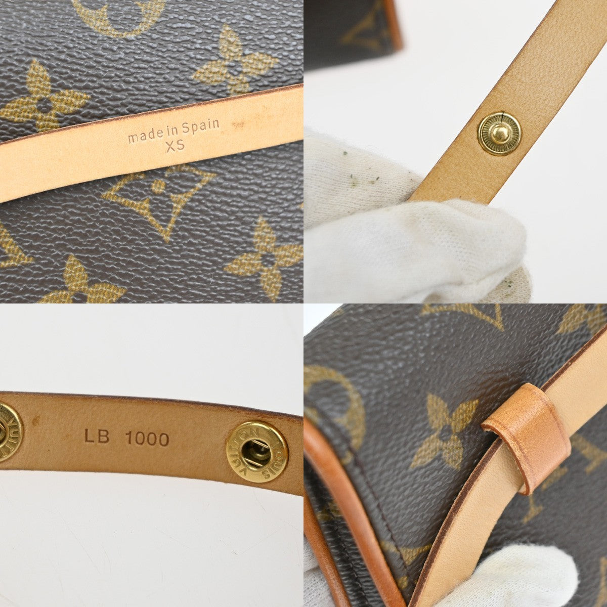 Louis Vuitton Florentine Waist Monogram Canvas Brown Canvas Clutche & Pouche Bag (Pre-Owned)