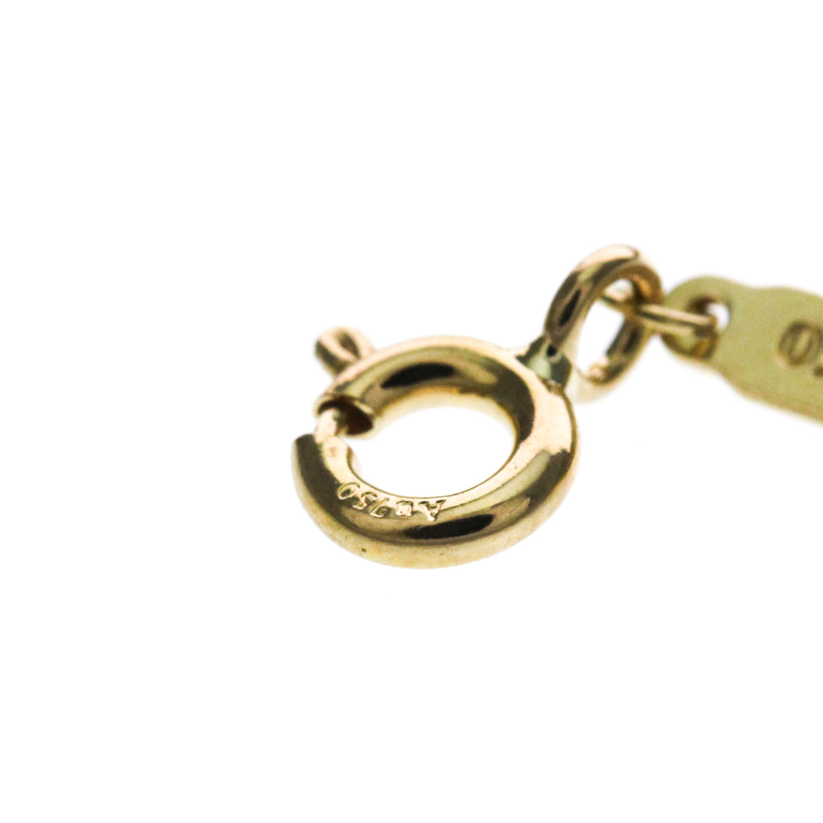 Tiffany & Co. T Smile Pendant 18K Yellow Gold Gold Yellow_Gold Necklace Jewelry (Pre-Owned)
