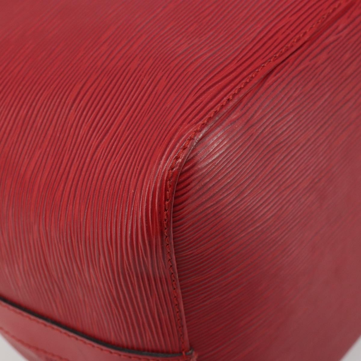 Louis Vuitton Petit Noe Epi Leather Red Leather Shoulder Bag Bag (Pre-Owned)