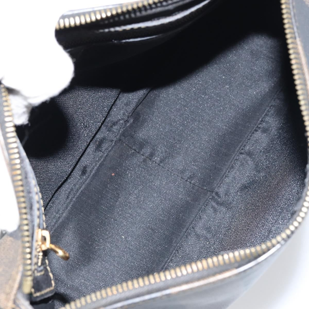 Fendi Vintage Pequin Pequin Brown Canvas Shoulder Bag Bag (Pre-Owned)