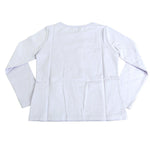 Gucci Kids Lilac Cotton Elastane Butterfly Embroidery Long Sleeve Top T Shirt 258571