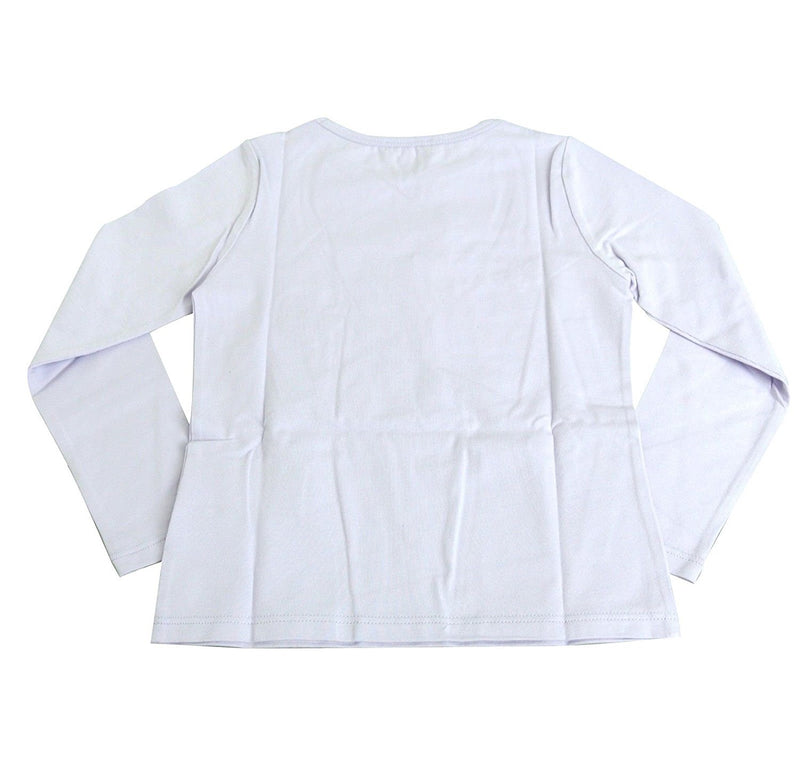 Gucci Kids Lilac Cotton Elastane Butterfly Embroidery Long Sleeve Top T Shirt 258571
