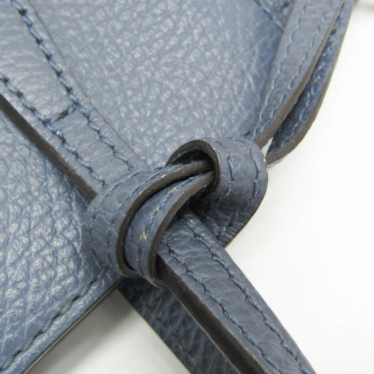 Gucci Swing Leather Blue Leather Tote Bag Bag (Pre-Owned)