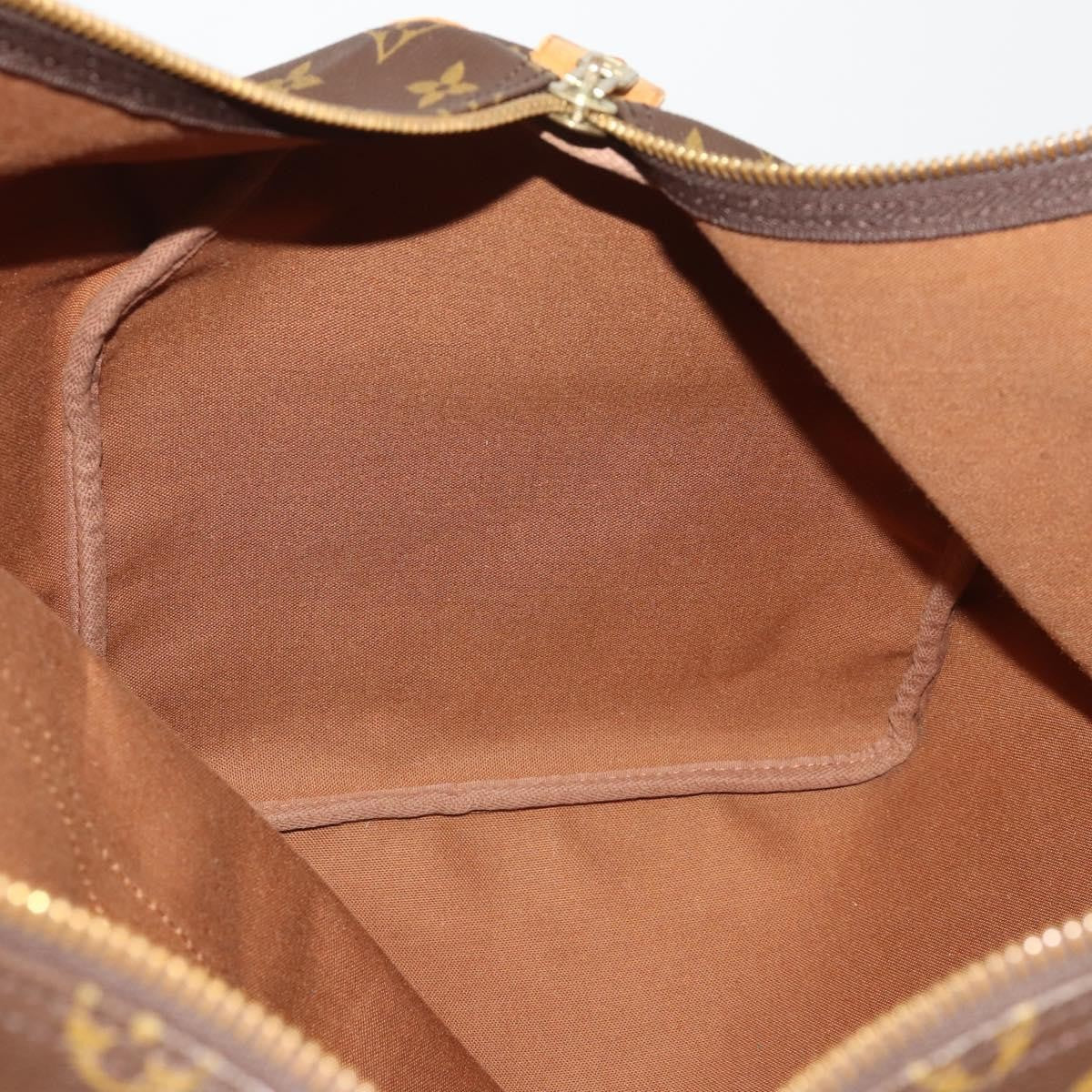 Louis Vuitton Keepall Monogram Brown Canvas Travel Bag Bag (Pre-Owned)
