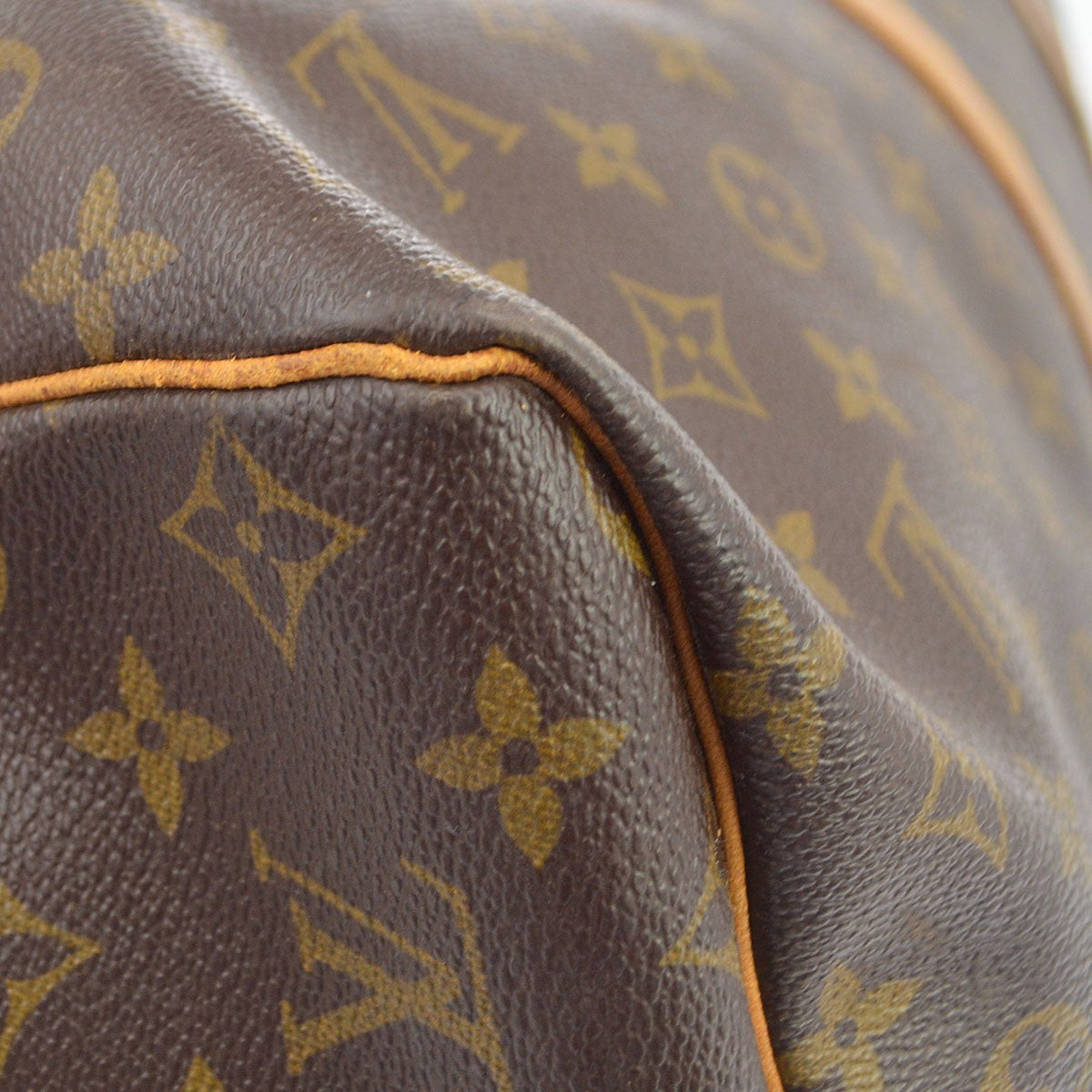 Louis Vuitton Keepall Monogram Canvas Brown Canvas Travel Bag Bag (Pre-Owned)