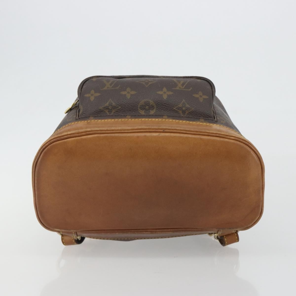 Louis Vuitton Vintage Montsouris Monogram Canvas Brown Canvas Backpack Bag (Pre-Owned)