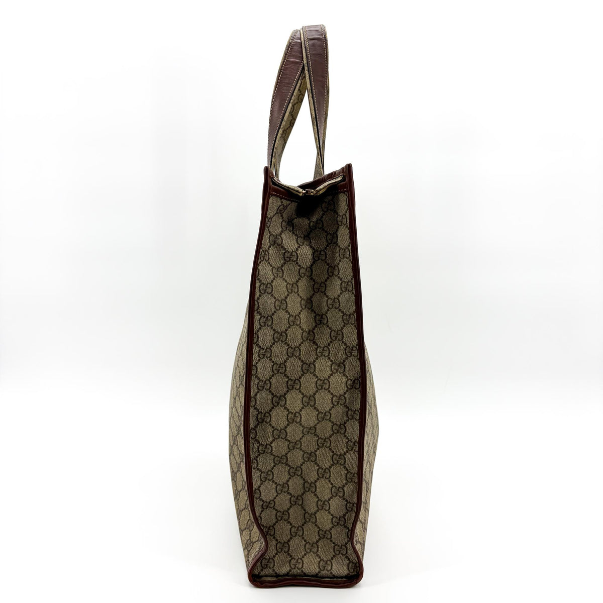 Gucci Ophidia Shopping Gg Coated Canvas Brown Canvas Tote Bag Bag (Pre-Owned)