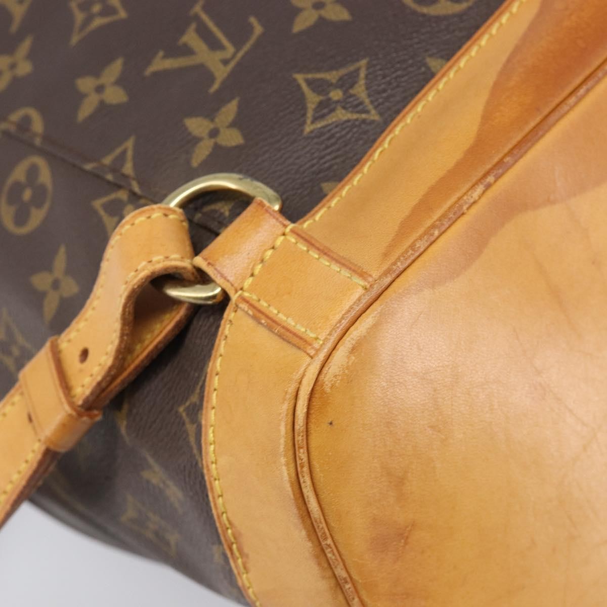 Louis Vuitton Vintage Montsouris Monogram Canvas Brown Canvas Backpack Bag (Pre-Owned)