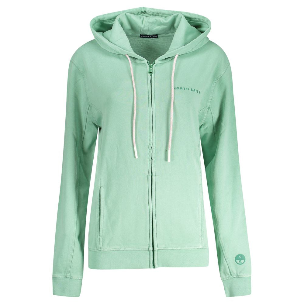 North Sails Green Cotton Women Women's Sweater