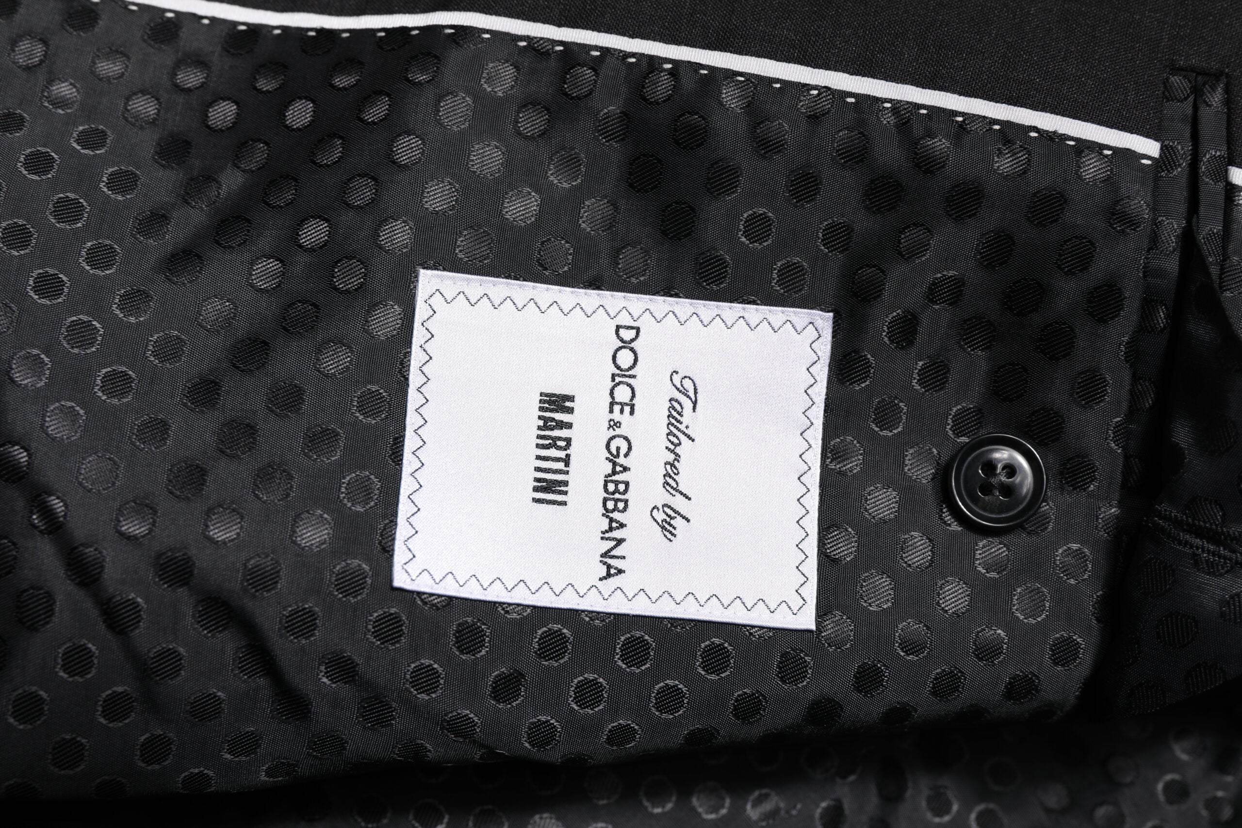 Dolce & Gabbana Dark Gray MARTINI Single Breasted Men's Jacket