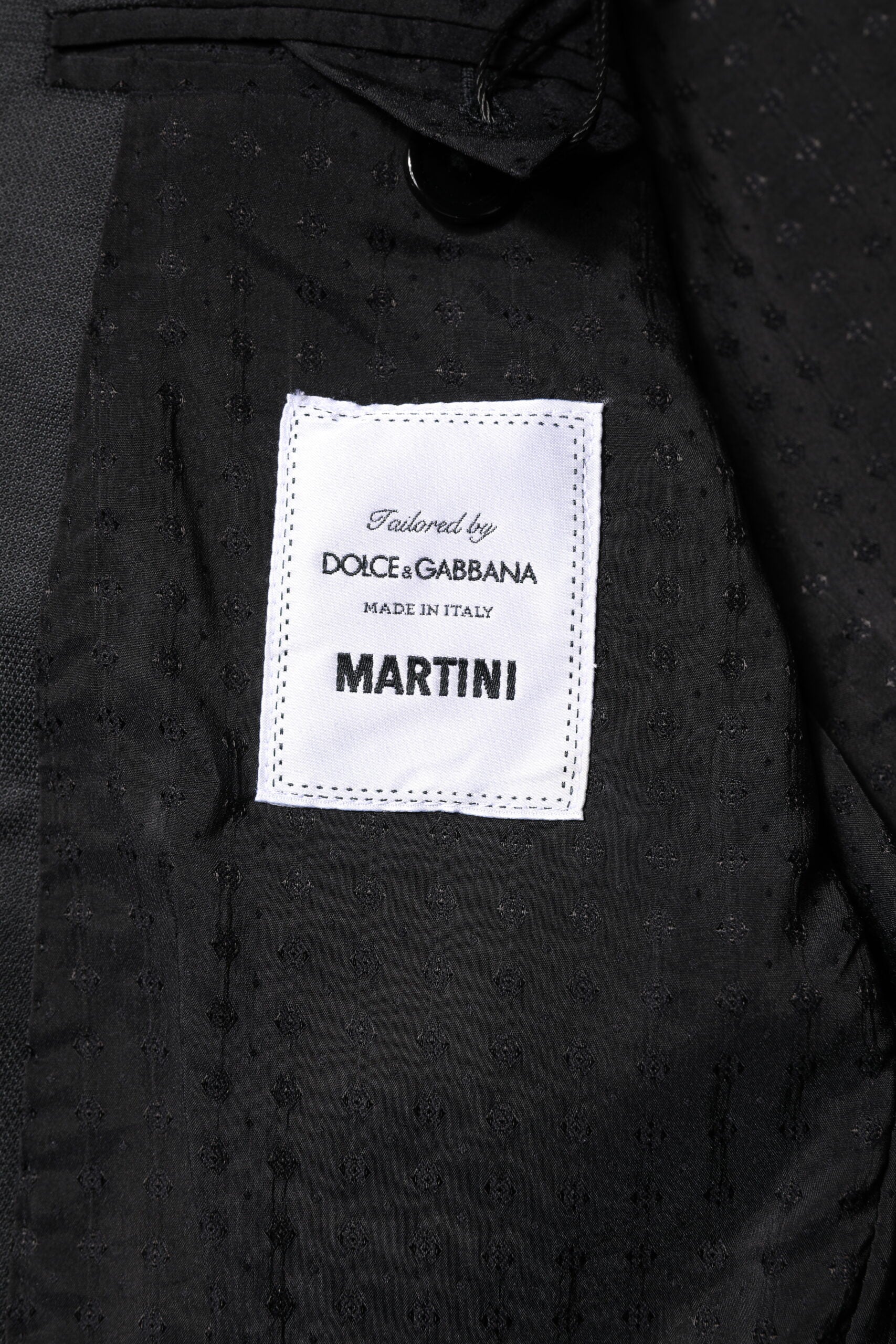 Dolce & Gabbana Dark Gray MARTINI 2 Pc Single Breasted Men's Suit