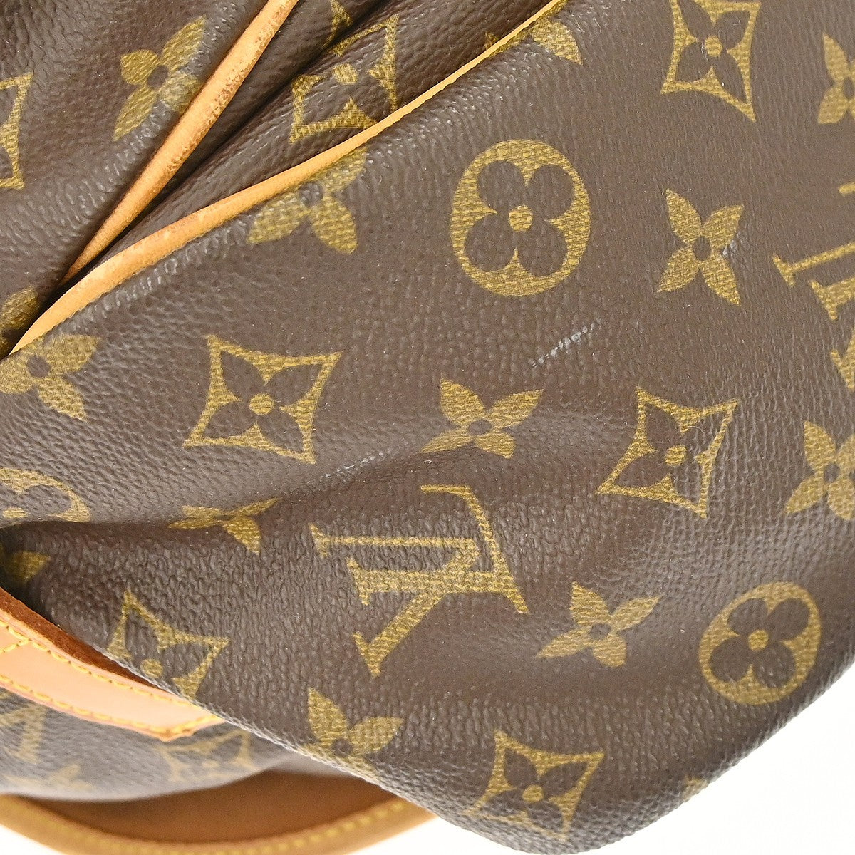 Louis Vuitton Saumur Monogram Canvas Brown Canvas Shoulder Bag Bag (Pre-Owned)