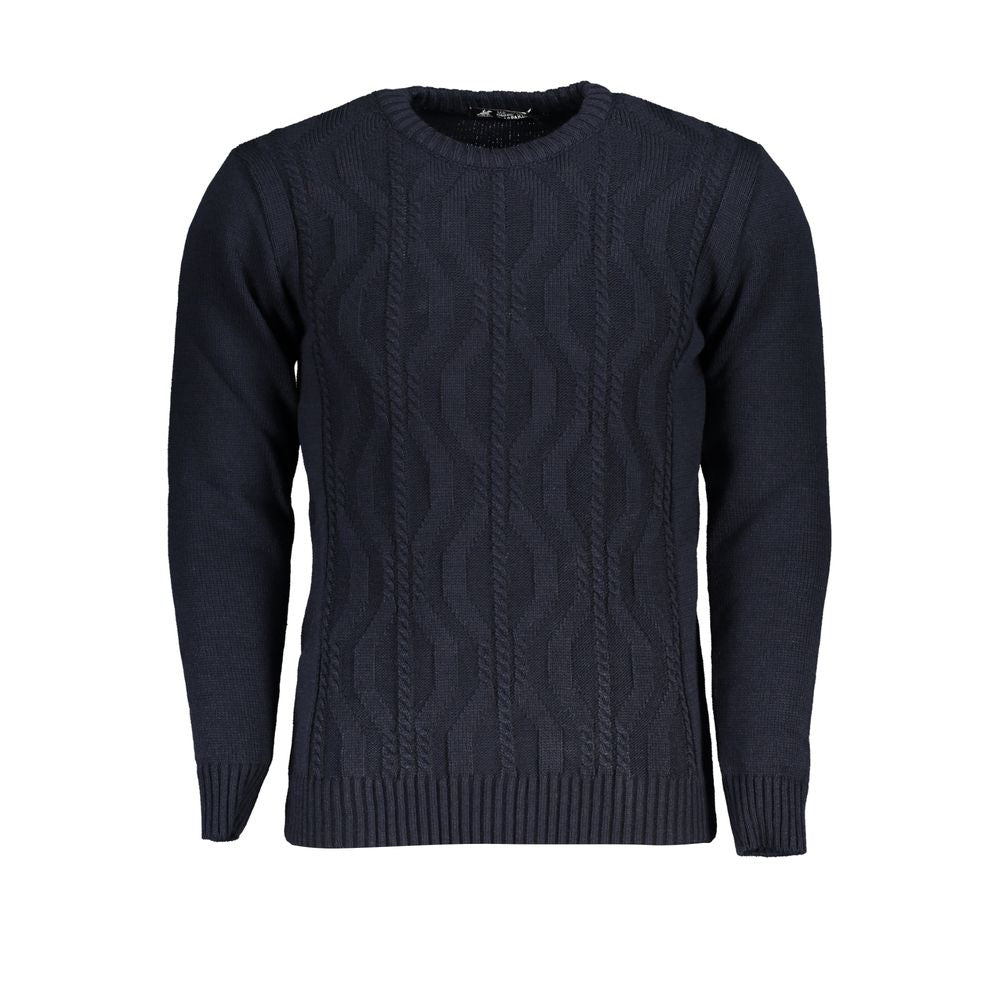 U.S. Grand Polo Blue Fabric Men's Sweater