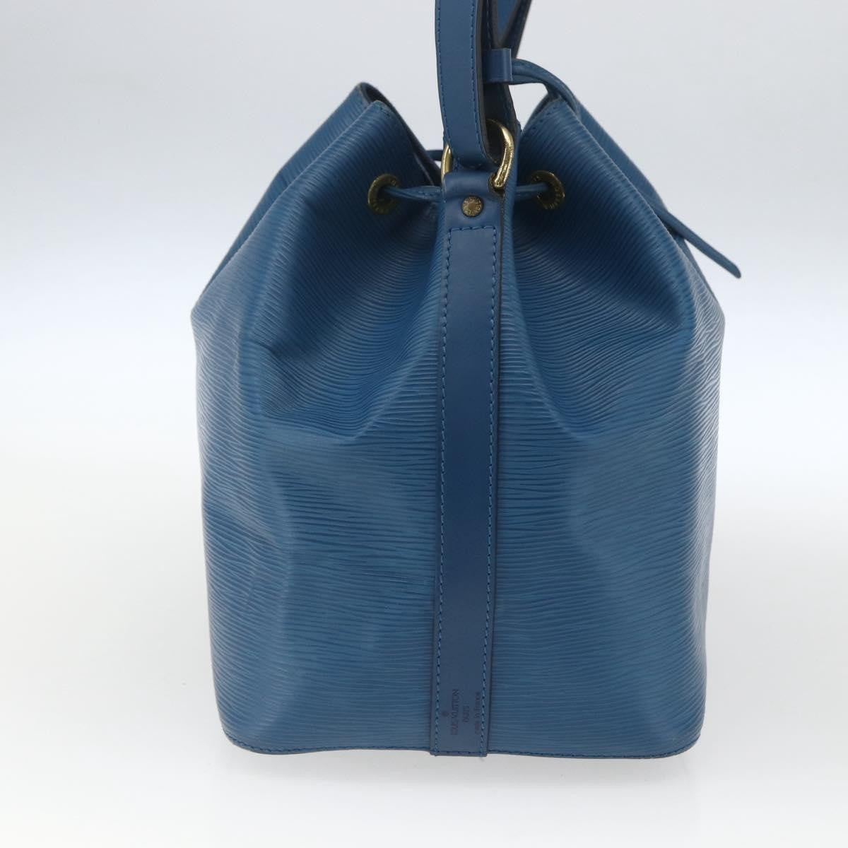 Louis Vuitton Petit Noe Epi Leather Blue Leather Shoulder Bag Bag (Pre-Owned)