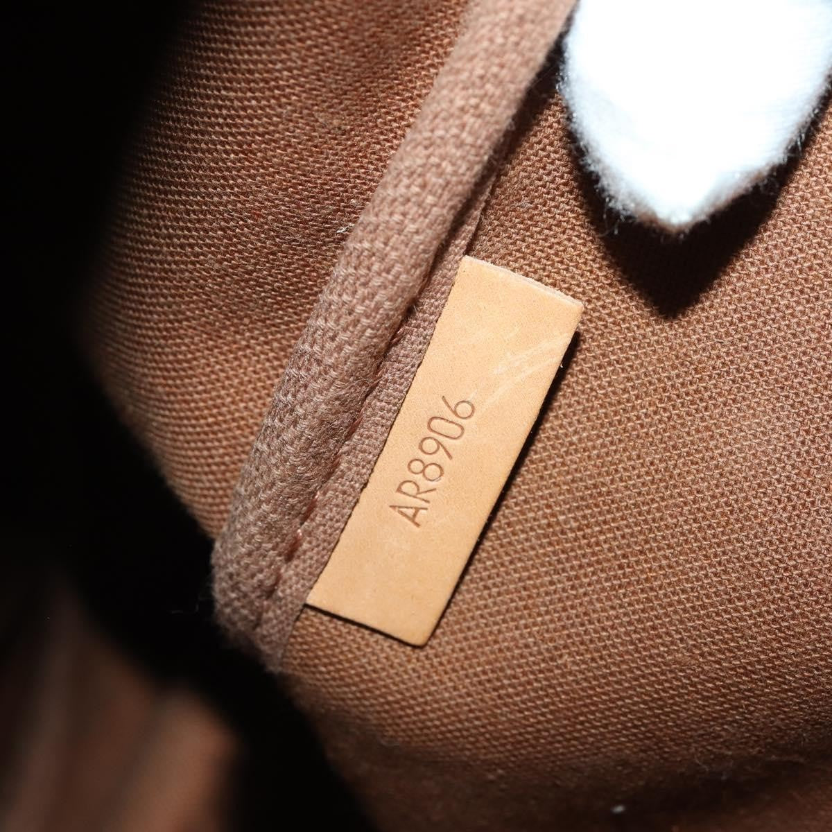 Louis Vuitton Saumur Monogram Canvas Brown Canvas Shoulder Bag Bag (Pre-Owned)