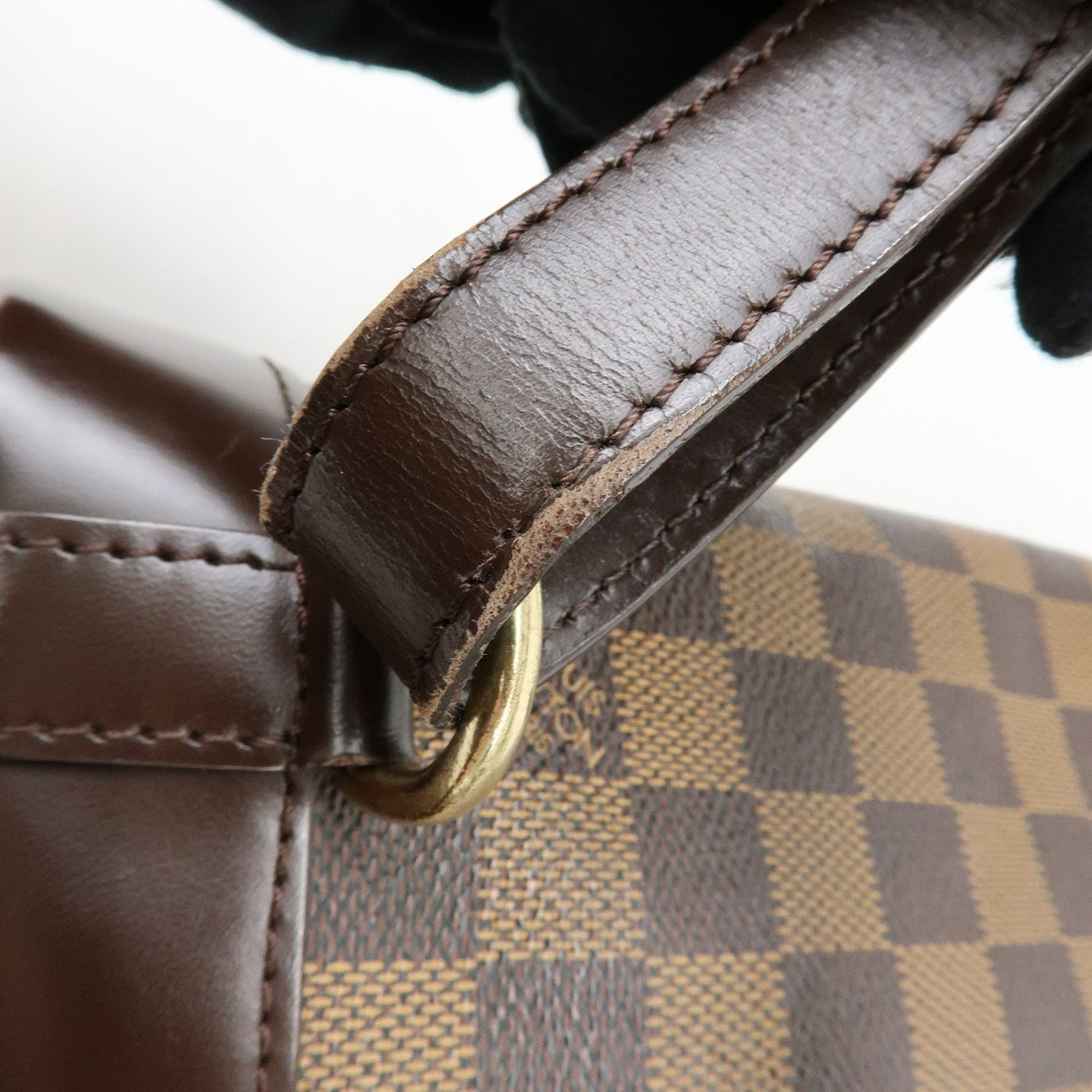 Louis Vuitton Soho Damier Brown Canvas Backpack Bag (Pre-Owned)