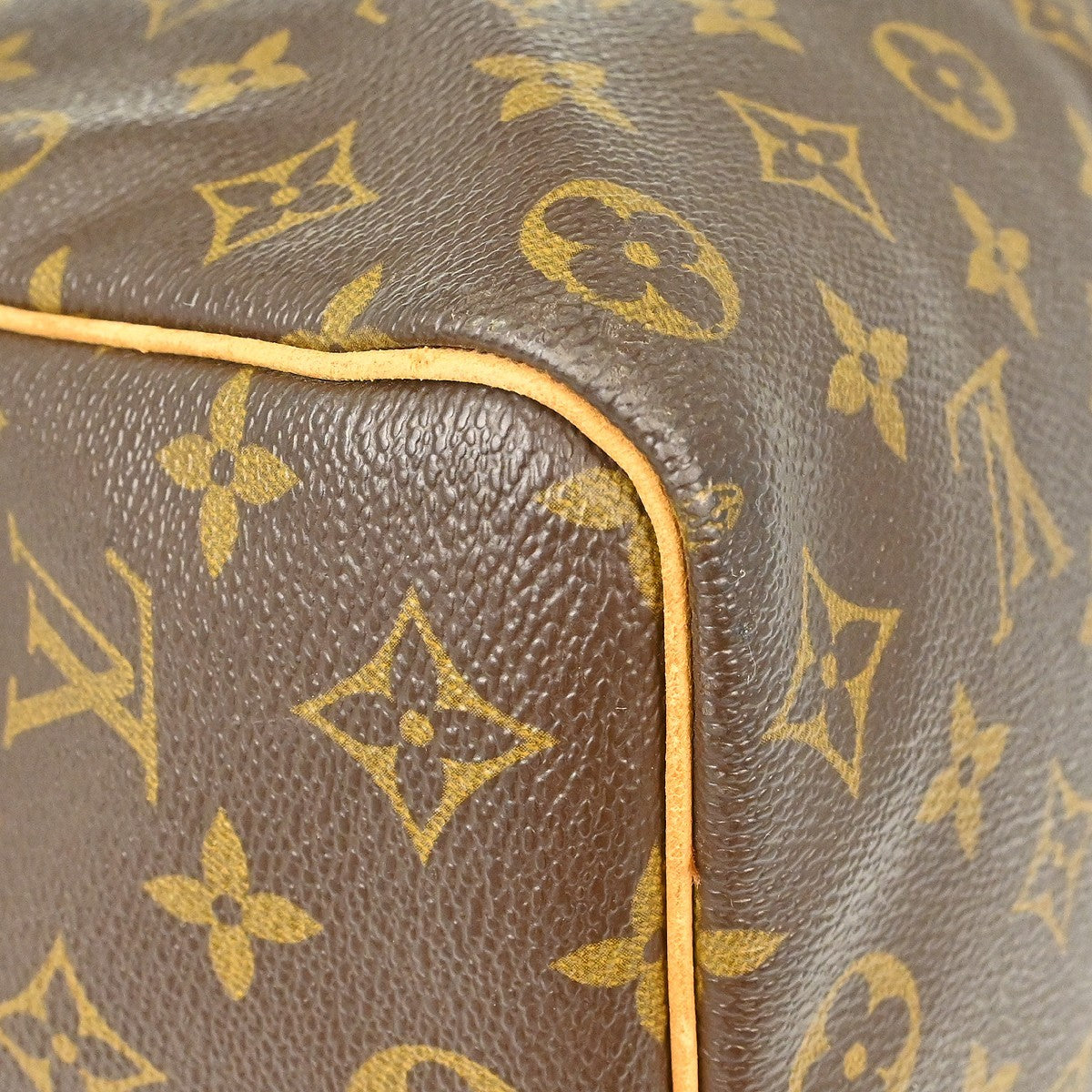Louis Vuitton Keepall Monogram Canvas Brown Canvas Travel Bag Bag (Pre-Owned)