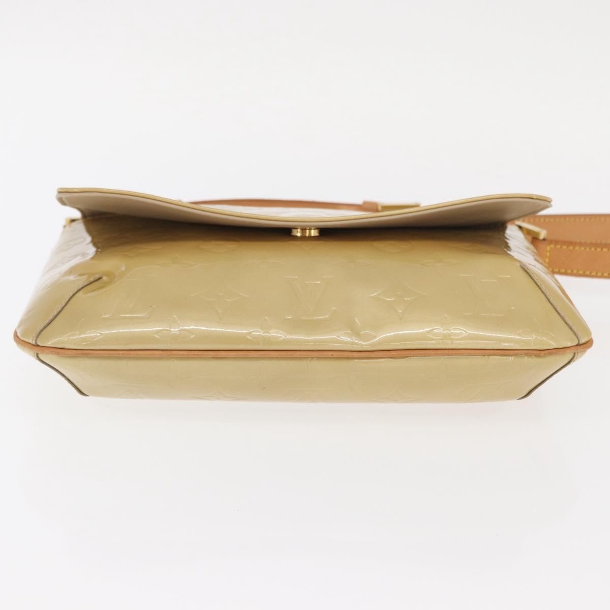Louis Vuitton Thompson Street Monogram Vernis Beige Patent_Leather Shoulder Bag Bag (Pre-Owned)