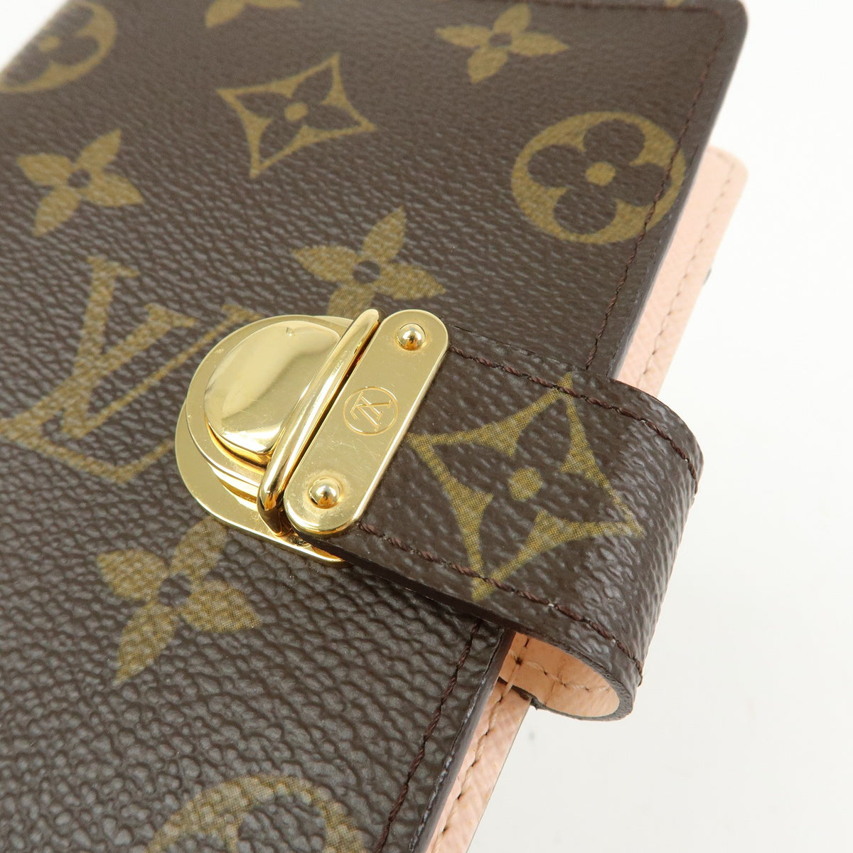 Louis Vuitton Koala Ring Agenda Cover Monogram Canvas Brown Canvas Briefcase Bag (Pre-Owned)