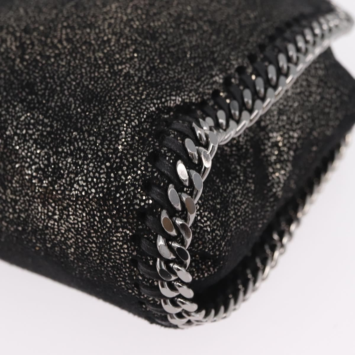 Stella Mccartney Falabella Faux Leather Black Polyester Tote Bag Bag (Pre-Owned)