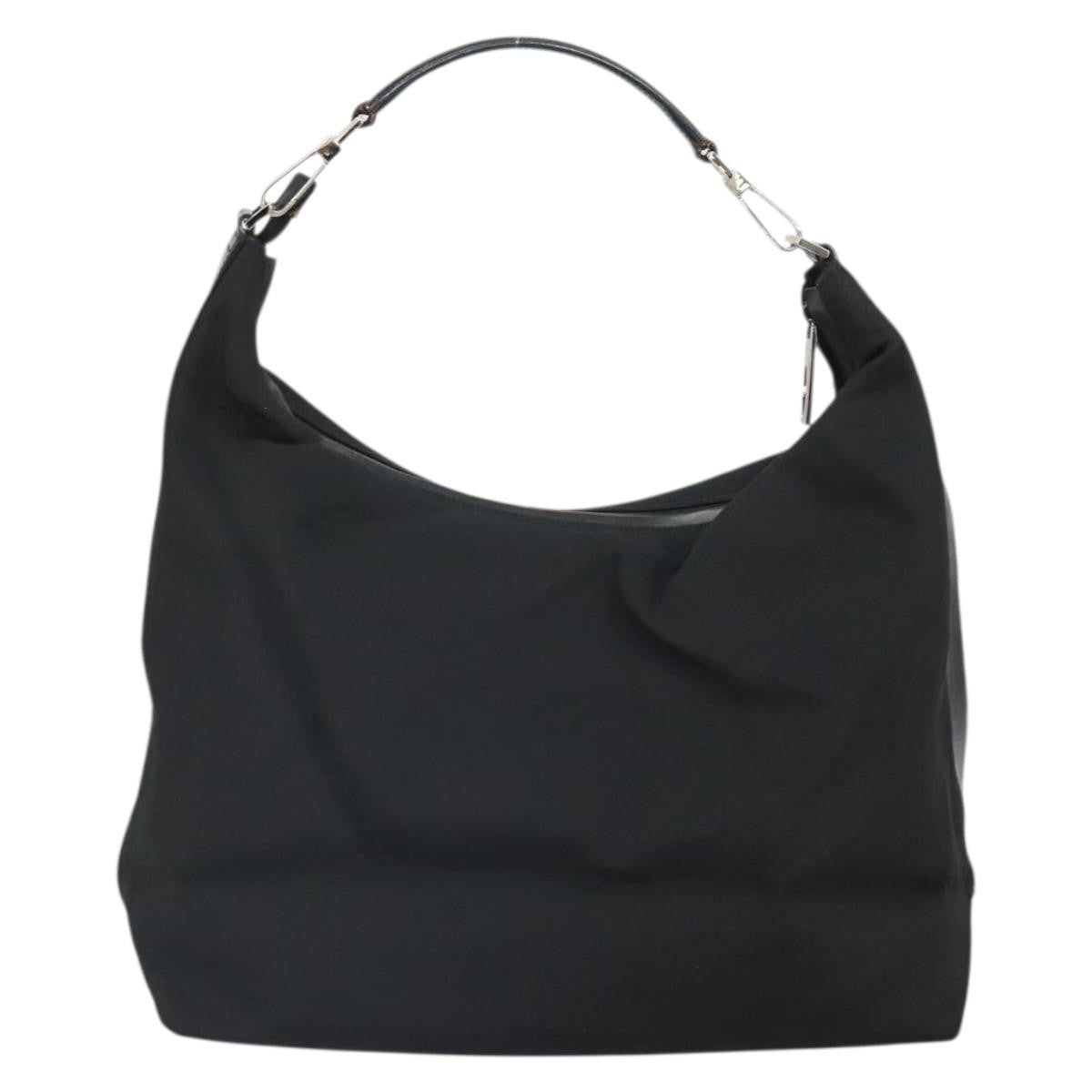 Gucci Vintage Nylon Black Nylon Shoulder Bag Bag (Pre-Owned)