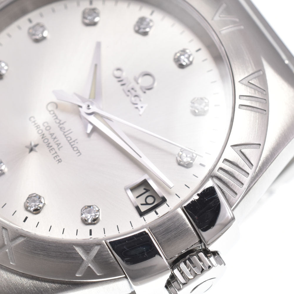 Omega Constellation Co-Axial Chronometer Automatic Stainless Steel With Diamond Markers Watch (Pre-Owned)