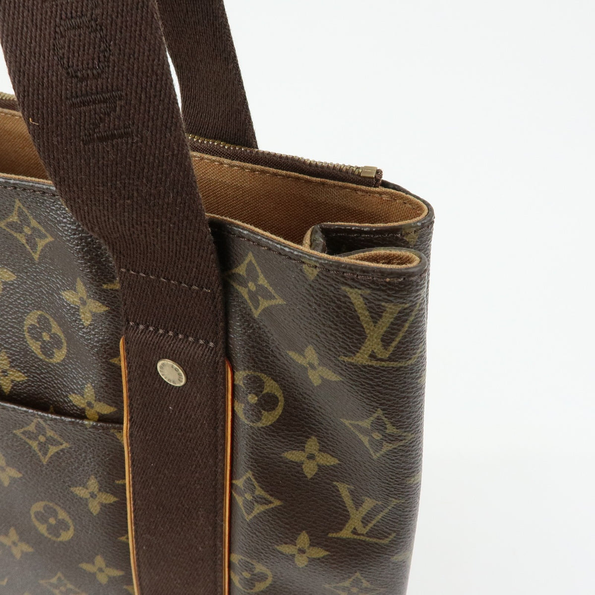 Louis Vuitton Cabas Beaubourg Monogram Canvas Brown Canvas Tote Bag Bag (Pre-Owned)