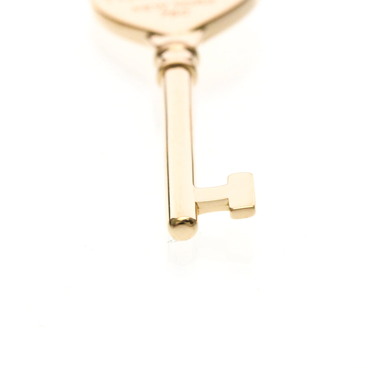Tiffany & Co. Heart Key Pendant 18K Rose Gold With Diamonds Gold Pink_Gold Necklace Jewelry (Pre-Owned)