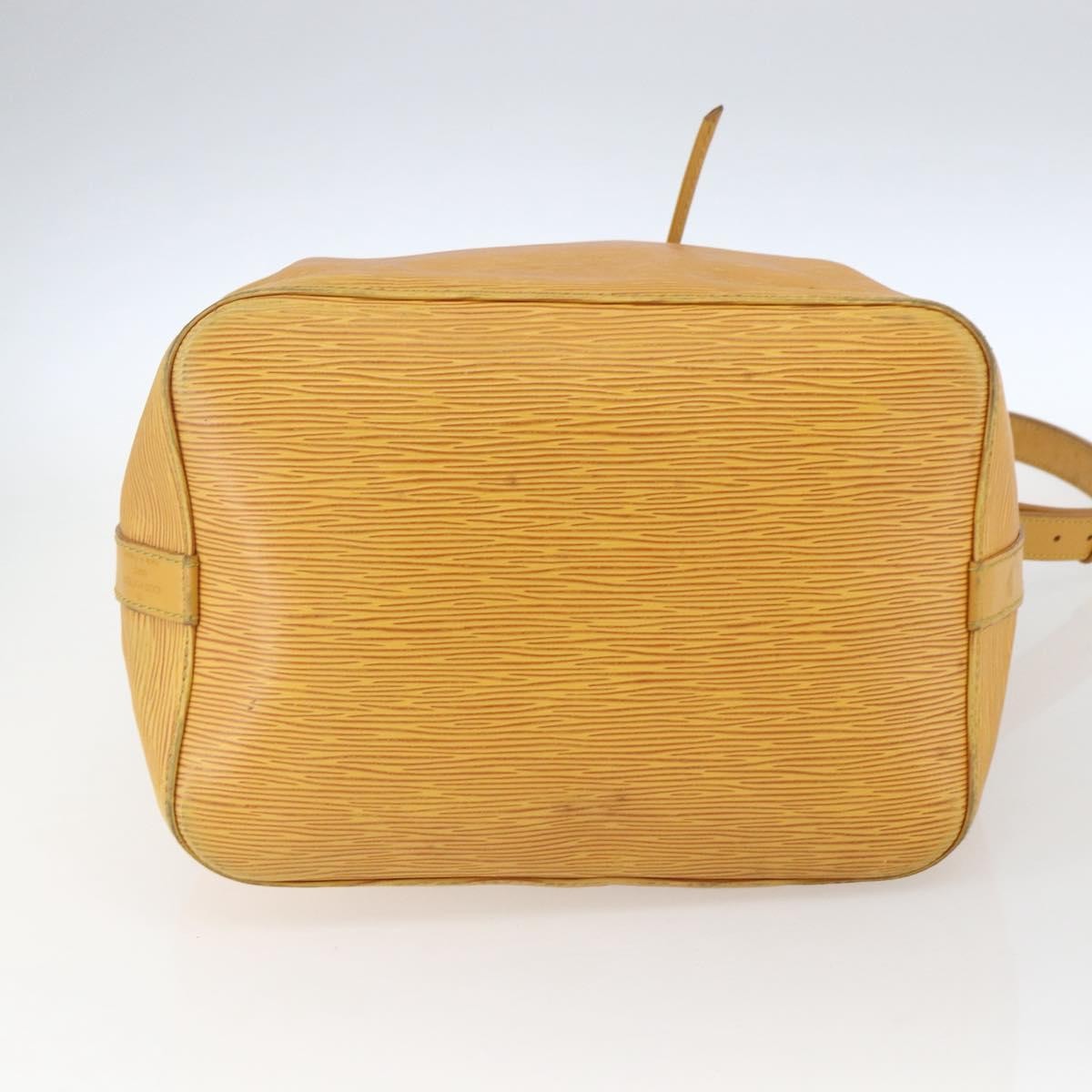 Louis Vuitton Petit Noe Monogram Canvas Yellow Leather Shoulder Bag Bag (Pre-Owned)